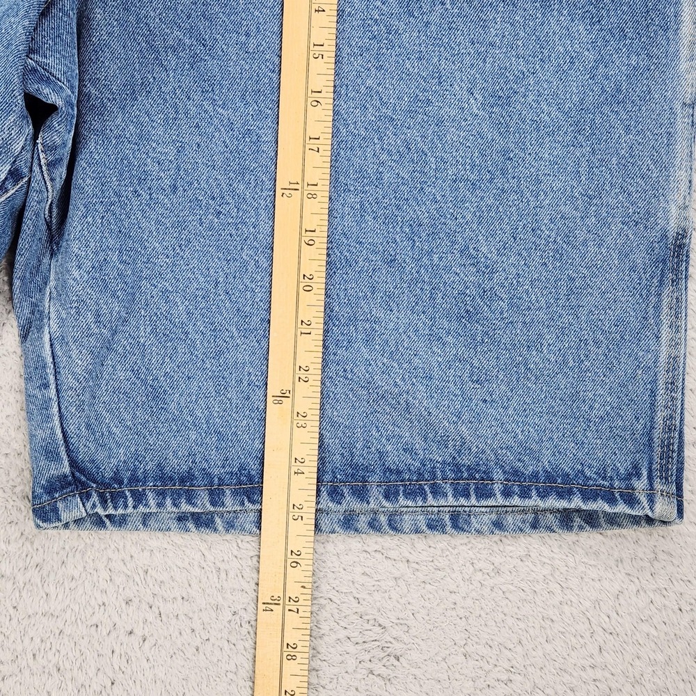 Wrangler Riggs Workwear Carpenter Shorts Mens 48 Blue Denim Relaxed 11 Inseam - Picture 6 of 15